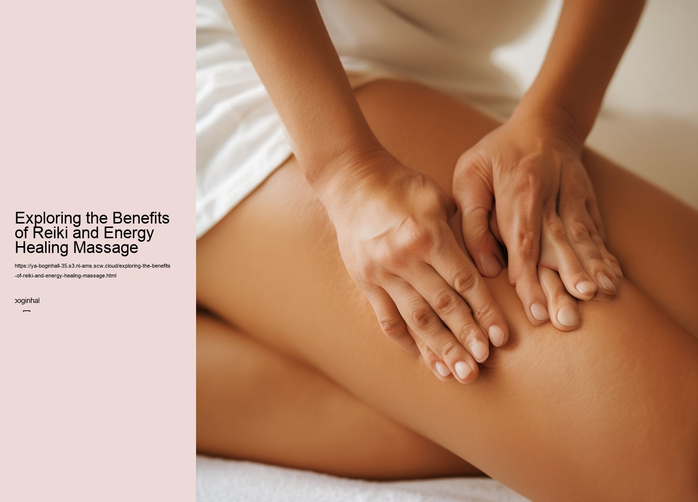 Exploring the Benefits of Reiki and Energy Healing Massage